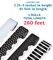 Carson Dellosa Black Bulletin Board Borders - 290ft Black, White, Polka Dot, Stripes Farmhouse Classroom Décor, Teacher Supply, School, Office Cork or Whiteboard, Wall, Locker, Party Decoration 4 Pack